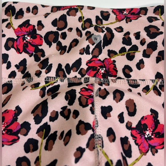 Wildfox Sweat Leopard Print Floral High Waisted Leggings Athletic Womens Small - Picture 13 of 13